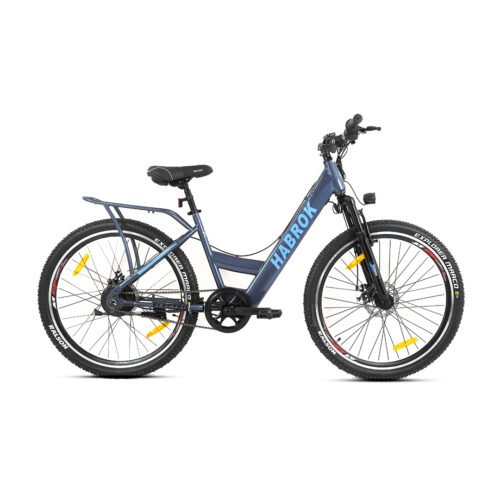 Electric Bike Grey Steel  Ladies
